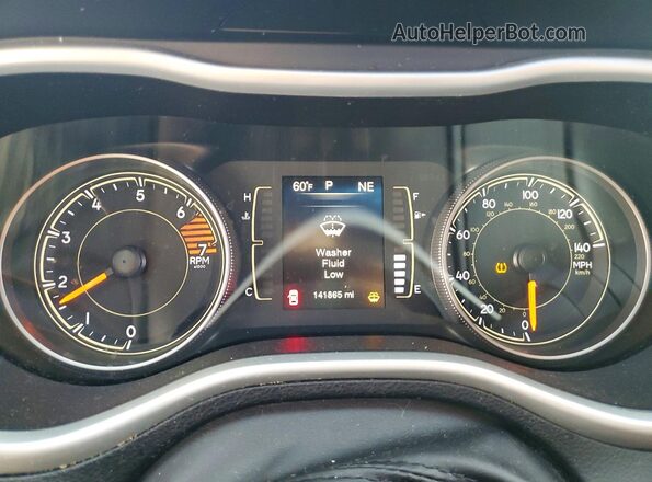 1C4PJLCB5HW523484 2017 JEEP GRAND CHER Black უკანა სავარძლების ხედი