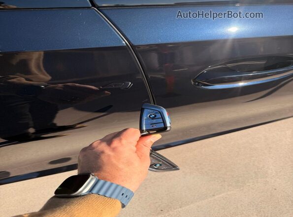 5UXCY6C05N9M64388 2022 BMW X6 Синий Панорамный вид салона 360°
