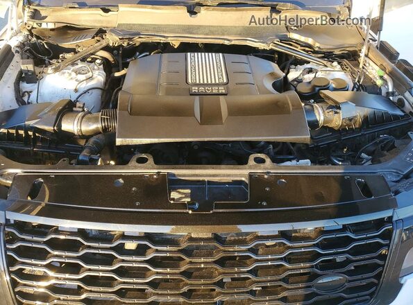 SALGS2RE5JA513705 2018 LAND ROVER RANGE White VIN კოდის სტიკერის ხედი
