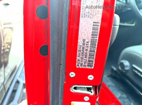 1C4GJXAG4NW145160 2022 JEEP WRANGLER Red 