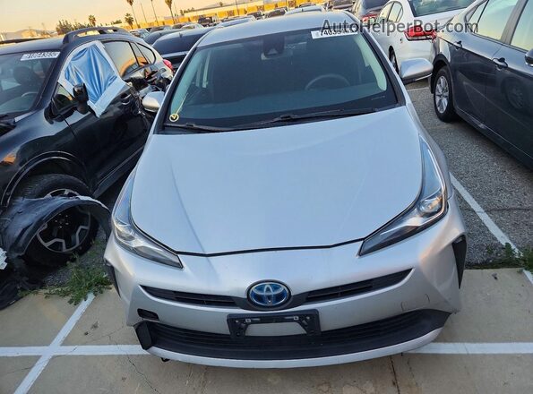 JTDKAMFU6N3160204 2022 TOYOTA PRIUS Серебряный 