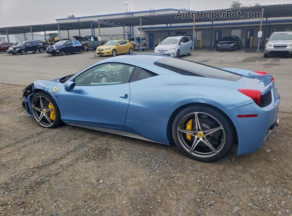 ZFF67NFA6C0182991 2012 FERRARI 458 Синий 