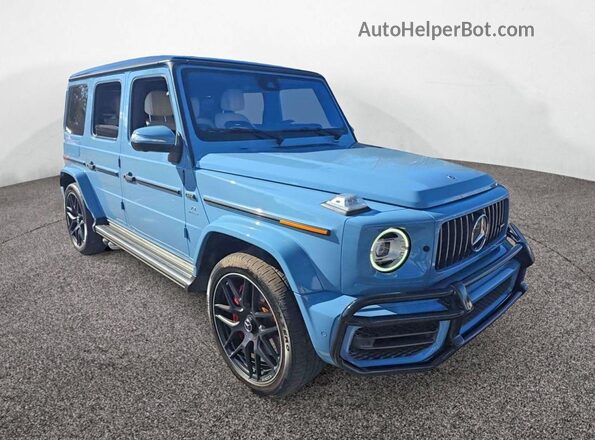 W1NYC7HJ6MX421825 2021 MERCEDES-BENZ G-CLASS Синий Задняя левая четверть