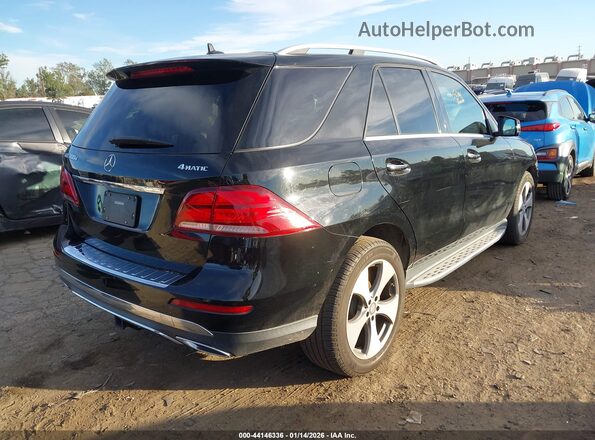 4JGDA0EB0GA673783 2016 MERCEDES-BENZ GLE 300D Black Задня права чверть