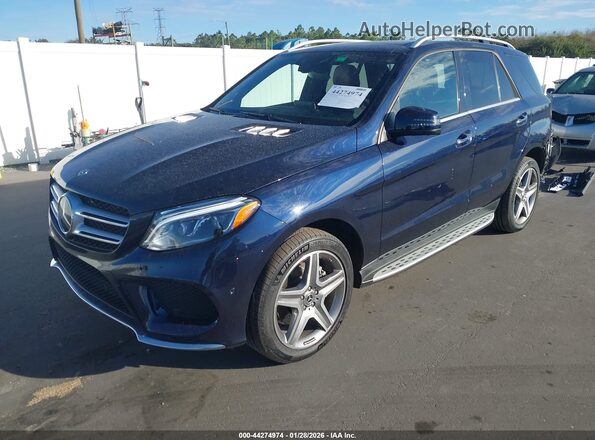 4JGDA5GB9KB212420 2019 MERCEDES-BENZ GLE 400 Dark Blue Przód lewy
