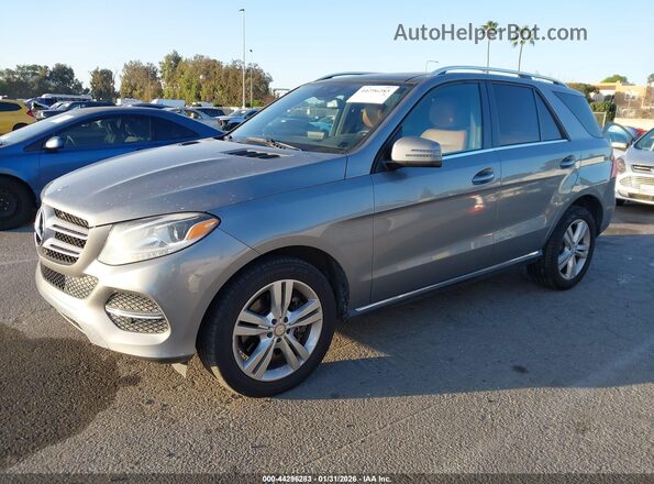 4JGDA5GBXGA601547 2016 MERCEDES-BENZ GLE 400 Silver Vista tres cuartos delantera izquierda