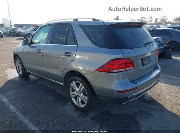 4JGDA5GBXGA601547 2016 MERCEDES-BENZ GLE 400 Silver Trasero izquierdo