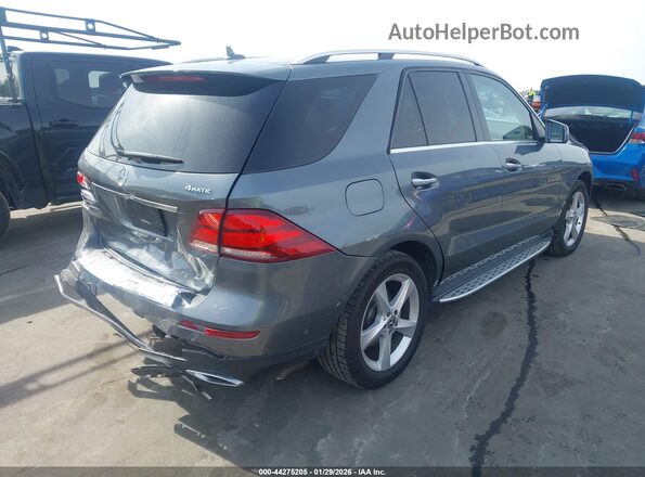 4JGDA5HB0JB049234 2018 MERCEDES-BENZ GLE 350 Gray Trasero derecho