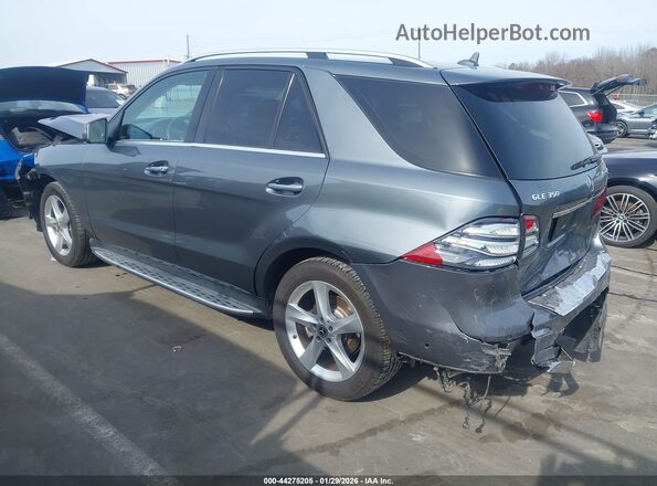 4JGDA5HB0JB049234 2018 MERCEDES-BENZ GLE 350 Gray Trasero izquierdo