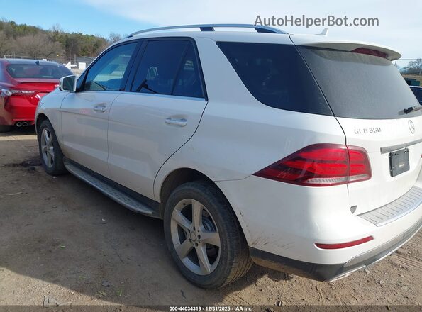 4JGDA5HB1HA901350 2017 MERCEDES-BENZ GLE 350 Белый Задняя левая четверть