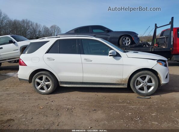 4JGDA5HB1HA901350 2017 MERCEDES-BENZ GLE 350 Белый Вид задней части салона