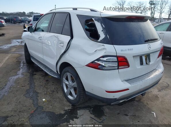 4JGDA5HB2HA848903 2017 MERCEDES-BENZ GLE 350 White უკანა მარცხენა