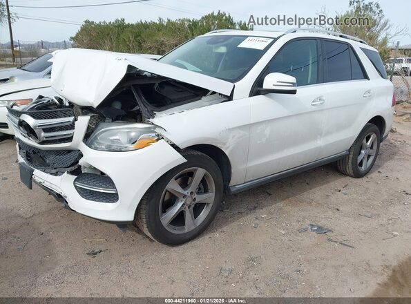 4JGDA5HB3GA797412 2016 MERCEDES-BENZ GLE 350 White 