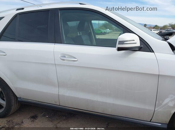 4JGDA5HB3GA797412 2016 MERCEDES-BENZ GLE 350 White 