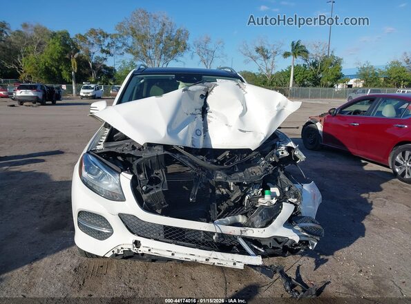4JGDA5HB8HA870436 2017 MERCEDES-BENZ GLE 350 White 