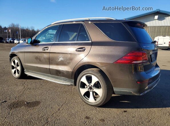 4JGDA5HB8HA951047 2017 MERCEDES-BENZ GLE Brown Rear left