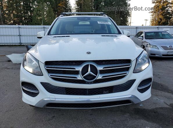 4JGDA5HB9JB028866 2018 MERCEDES-BENZ GLE White Вид спереду
