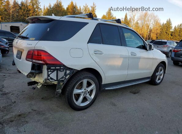 4JGDA5HB9JB028866 2018 MERCEDES-BENZ GLE White Задня права чверть