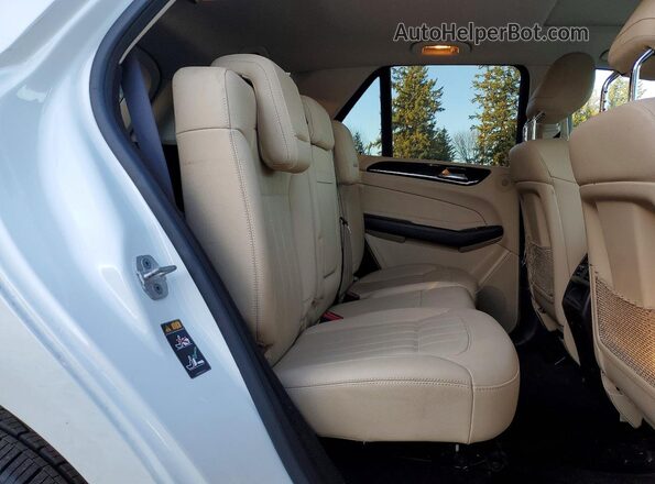 4JGDA5HB9JB028866 2018 MERCEDES-BENZ GLE White Вид задньої частини салону
