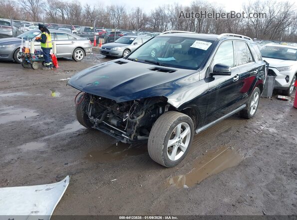4JGDA5HBXHA983854 2017 MERCEDES-BENZ GLE 350 Black Vista tres cuartos delantera izquierda