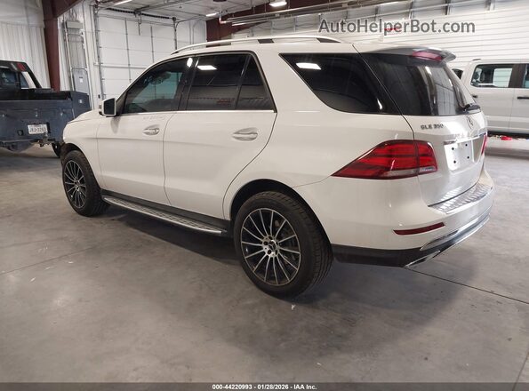 4JGDA5JB2JB165898 2018 MERCEDES-BENZ GLE 350 White Trasero izquierdo