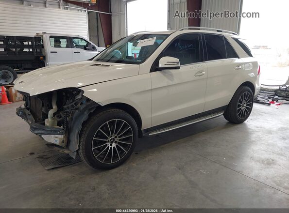 4JGDA5JB2JB165898 2018 MERCEDES-BENZ GLE 350 White Vista tres cuartos delantera izquierda