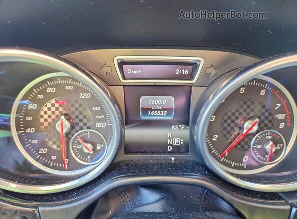 4JGDA5JB9GA726791 2016 MERCEDES-BENZ GLE Black Widok zestawu wskaźników