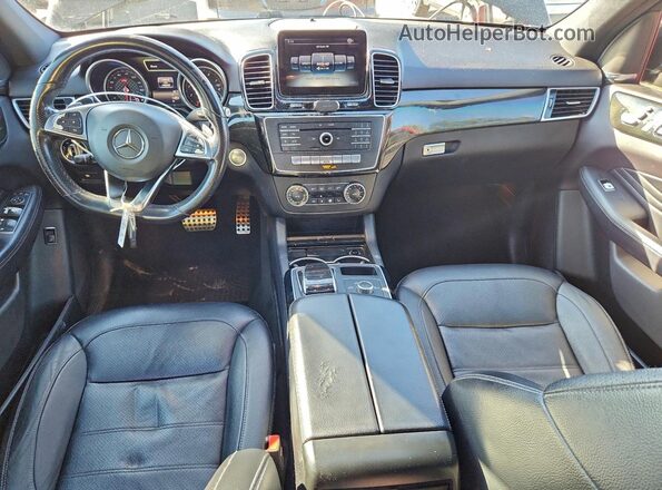 4JGDA5JB9GA726791 2016 MERCEDES-BENZ GLE Black Widok deski rozdzielczej