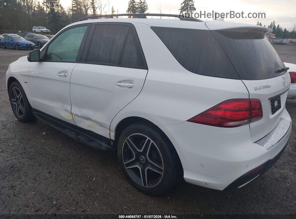 4JGDA6DB1JB045222 2018 MERCEDES-BENZ GLE 550E PLUG-IN HYBRID White Rear left
