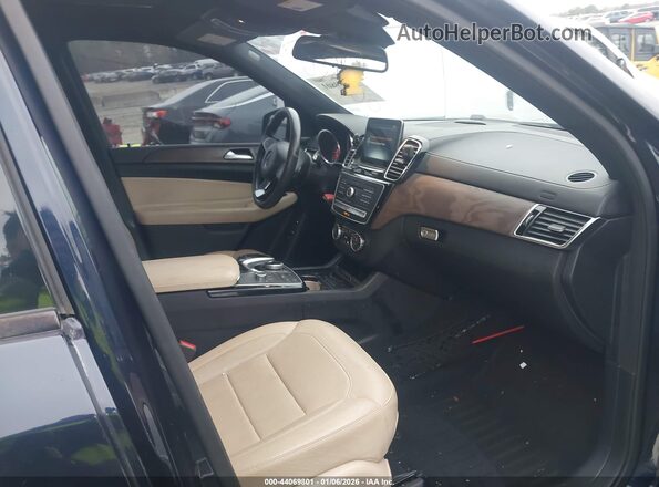 4JGDA6DB6JB009462 2018 MERCEDES-BENZ GLE 550E PLUG-IN HYBRID Blue Front interior view