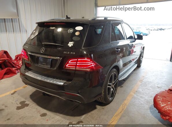 4JGDA6EB0JB033643 2018 MERCEDES-BENZ AMG GLE 43 Black Задня права чверть