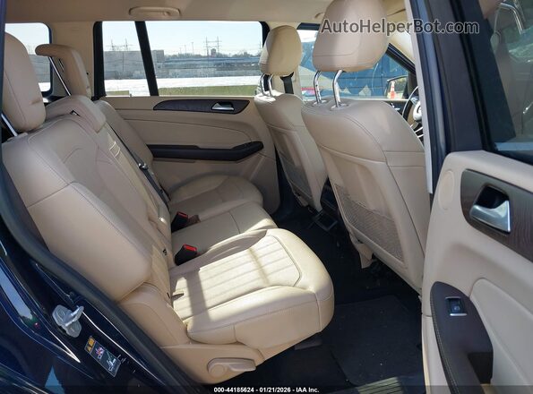 4JGDF6EE0HA929517 2017 MERCEDES-BENZ GLS 450 Blue Widok naklejki z numerem VIN
