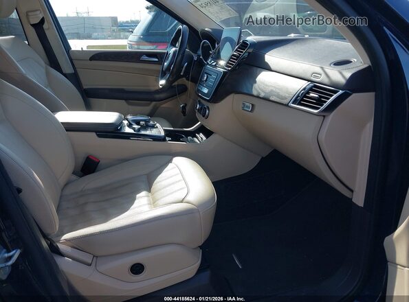 4JGDF6EE0HA929517 2017 MERCEDES-BENZ GLS 450 Blue Widok wnętrza z przodu