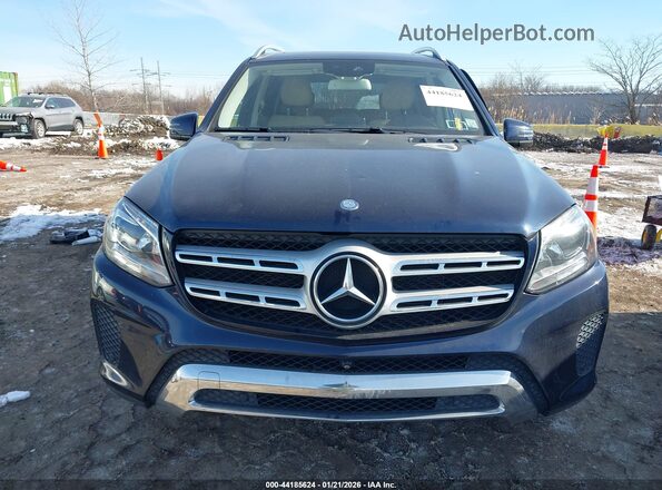 4JGDF6EE0HA929517 2017 MERCEDES-BENZ GLS 450 Blue Widok zestawu wskaźników