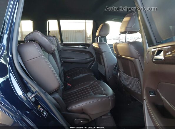 4JGDF6EE0KB224931 2019 MERCEDES-BENZ GLS 450 Blue Widok naklejki z numerem VIN
