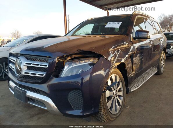 4JGDF6EE0KB224931 2019 MERCEDES-BENZ GLS 450 Blue Przód lewy