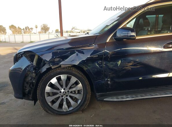 4JGDF6EE0KB224931 2019 MERCEDES-BENZ GLS 450 Blue Widok z przodu