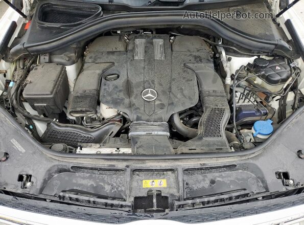 4JGDF6EE0KB239820 2019 MERCEDES-BENZ GLS White Vista del compartimento del motor