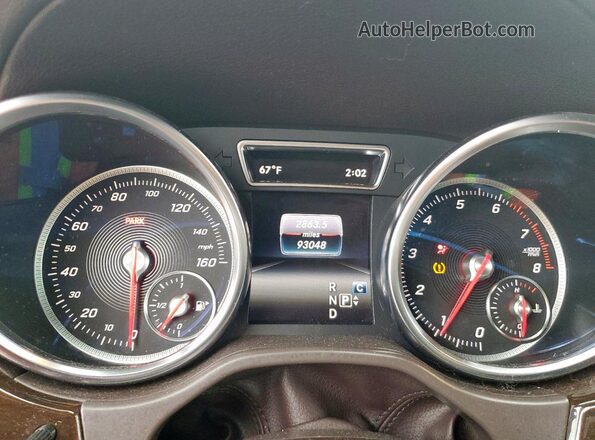 4JGDF6EE0KB239820 2019 MERCEDES-BENZ GLS White Vista del cuadro de instrumentos