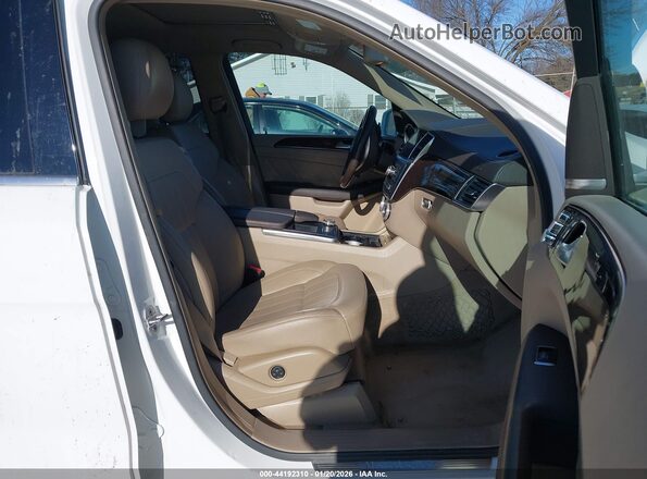4JGDF6EE1GA664878 2016 MERCEDES-BENZ GL 450 Белый Вид салона спереди