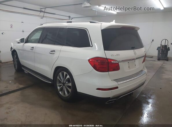 4JGDF6EE1GA664878 2016 MERCEDES-BENZ GL 450 Белый Задняя левая четверть