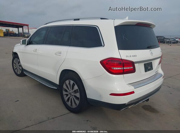 4JGDF6EE1KB220659 2019 MERCEDES-BENZ GLS 450 White Задня ліва чверть