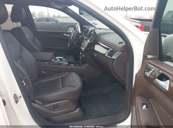 4JGDF6EE1KB220659 2019 MERCEDES-BENZ GLS 450 White Вид салону спереду
