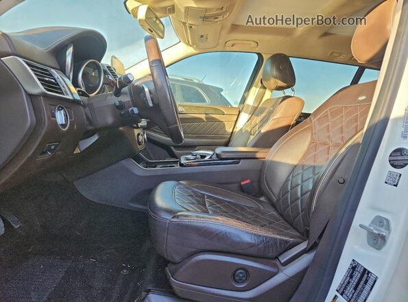 4JGDF6EE2HA778163 2017 MERCEDES-BENZ GLS White Вид салону спереду