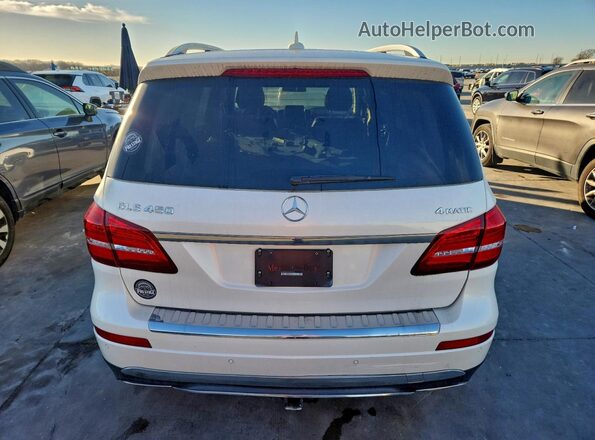 4JGDF6EE2HA778163 2017 MERCEDES-BENZ GLS White Вид ззаду