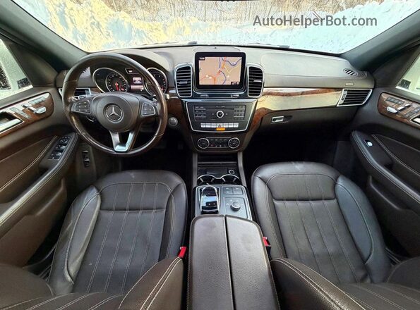 4JGDF6EE3KB183212 2019 MERCEDES-BENZ GLS White Rear seats view
