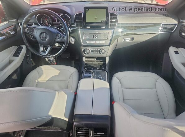 4JGDF6EE3KB235700 2019 MERCEDES-BENZ GLS Red Առջևի վահանակի տեսք