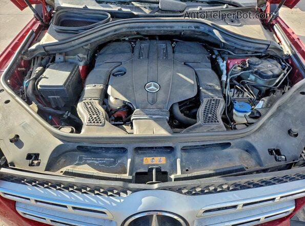 4JGDF6EE3KB235700 2019 MERCEDES-BENZ GLS Red Շարժիչի բաժամունքի տեսք