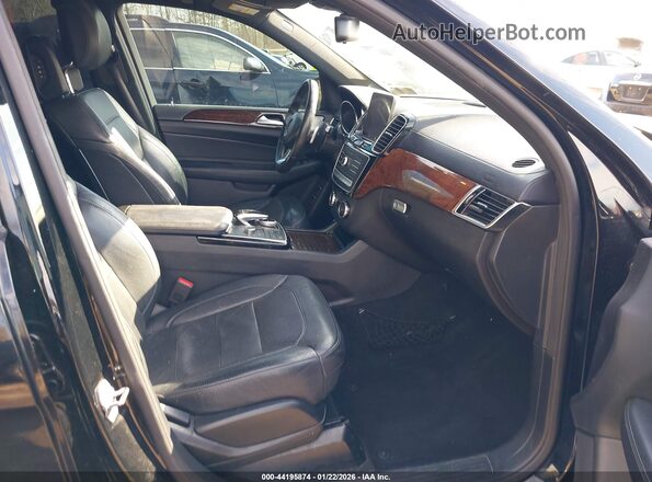 4JGDF6EE4JB149570 2018 MERCEDES-BENZ GLS 450 Black Front interior view