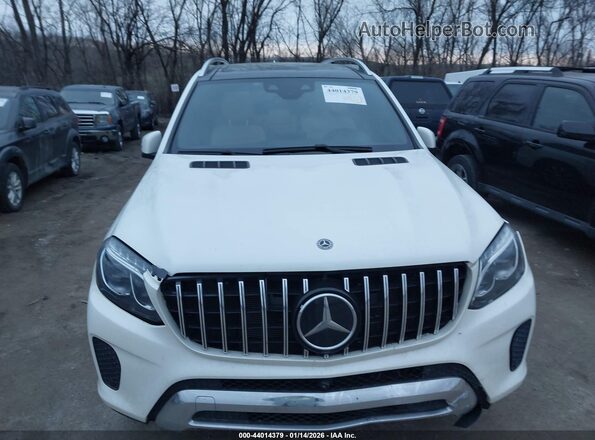 4JGDF6EE4JB160469 2018 MERCEDES-BENZ GLS 450 White Widok zestawu wskaźników